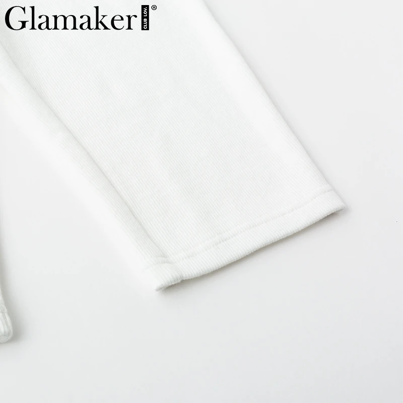 Glamaker пояс створки v образным вырезом bodycon комбинезон ремешок комбинезона вязание сексуальный черный комбинезон для женщин Летний комбинезон Комбинезоны
