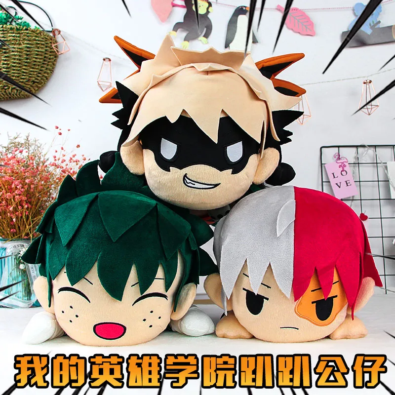 Новая плюшевая игрушка 16 дюймов Boku No My Hero академия Nitotan Todoroki Shouto Midoriya Izuku Bakugou katpod