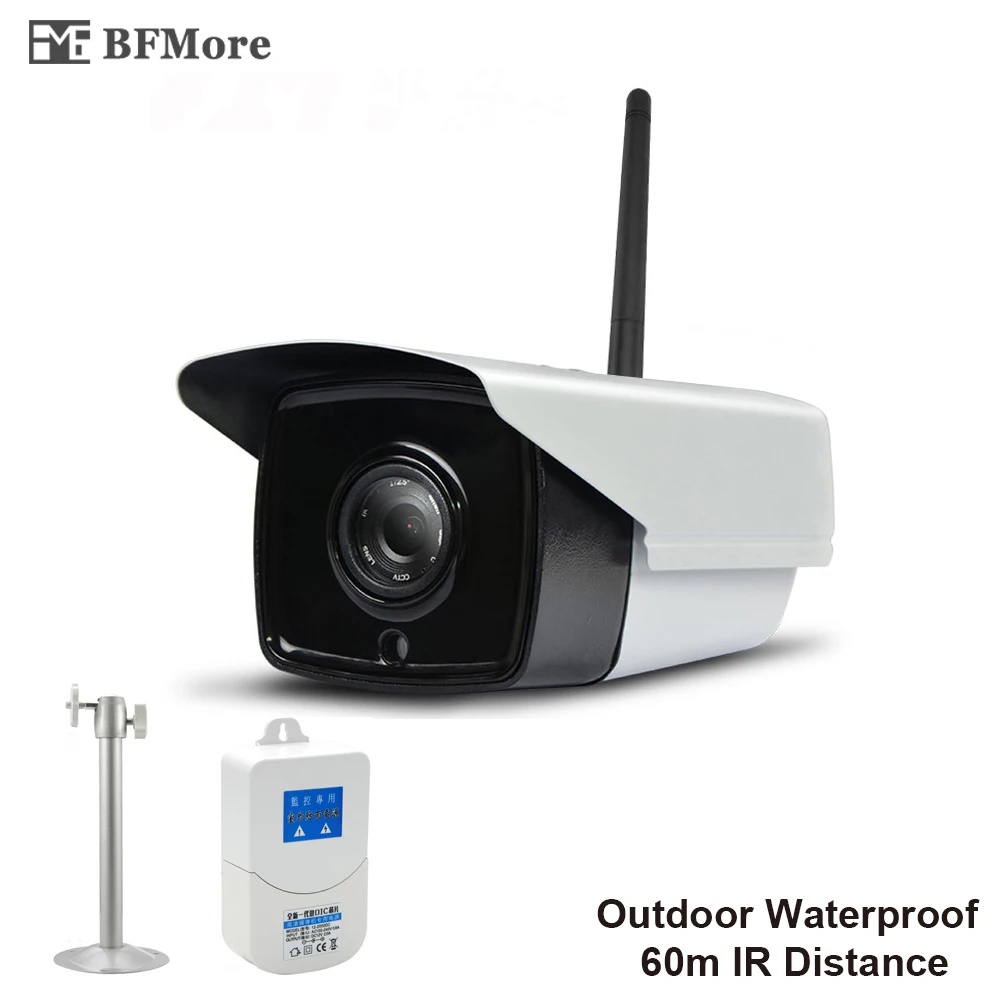 BFMore беспроводная Wi Fi наружная 1080P 2MP ip камера 3518E + SC2023 15fps Full HD CCTV 60M IR ночного