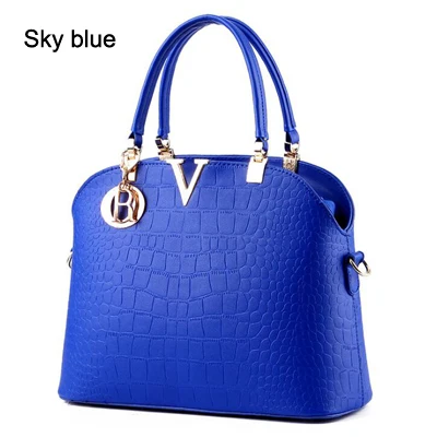 Sky blue Женские кожаные сумки и кошельки, женские сумки через плечо, хорошее качество, искусственная кожа, женские сумки-мессенджеры, bolsa feminina FN57 - Цвет: Sky blue