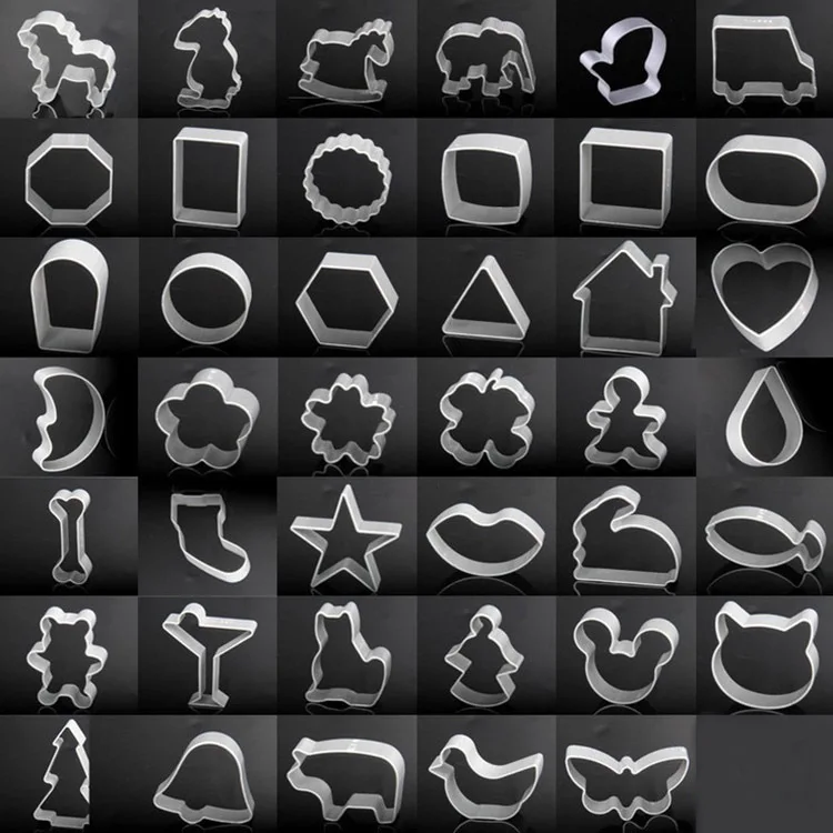 41 шт./компл. формы для печенья инструменты выпечки нержавеющая сталь форма