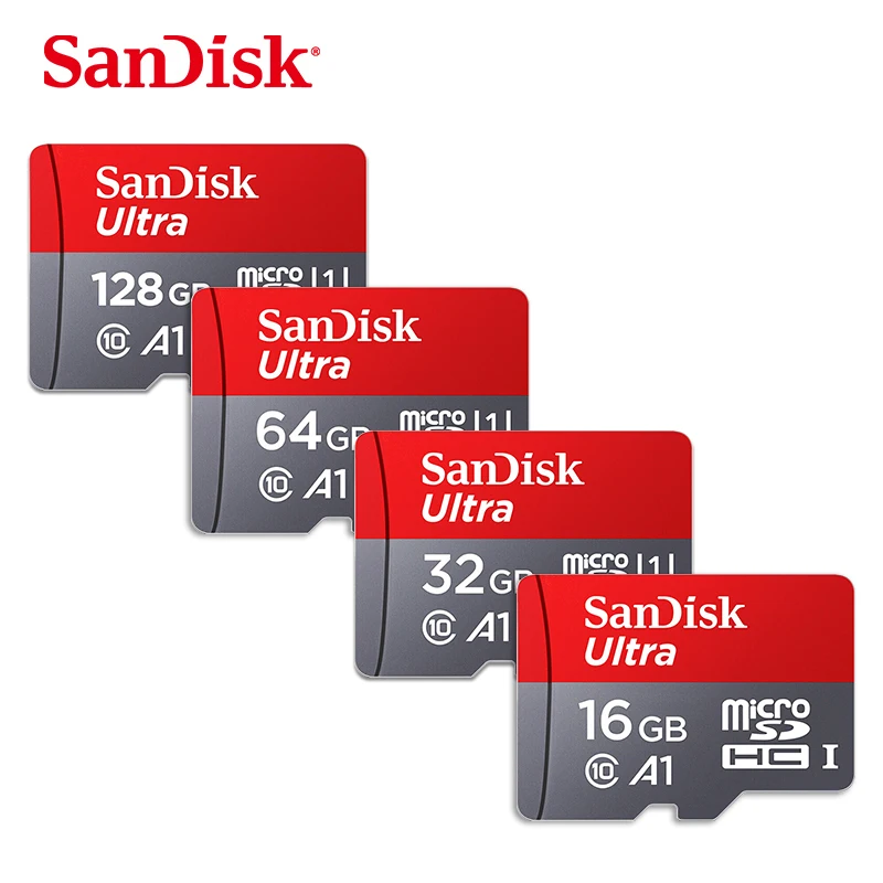 SanDisk A1 карта памяти 200 ГБ 128 Гб 64 98 МБ/с./с 32 Micro sd класс 10 UHS-1 флэш-карта Microsd TF/SD карты