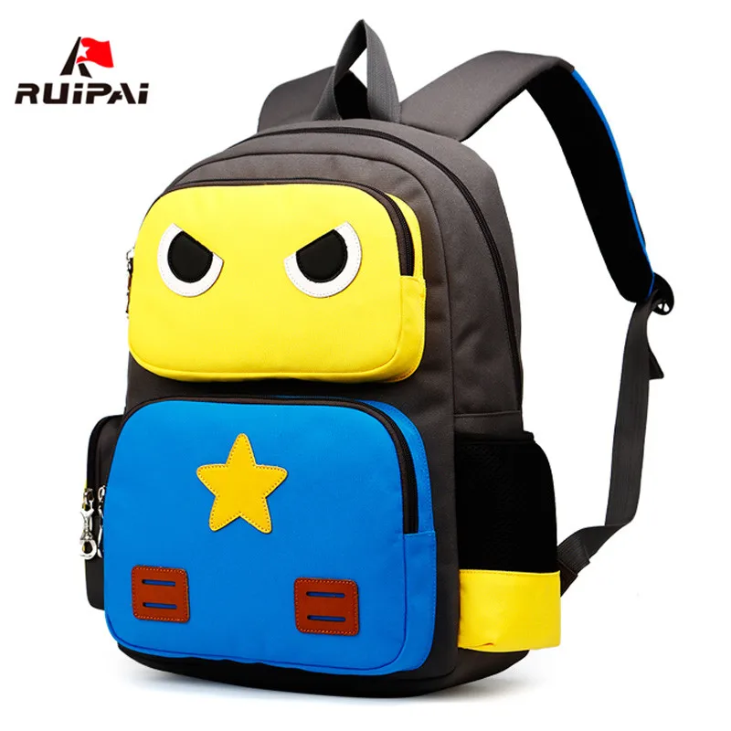 RUIPAI нейлон детские школьные сумки мультфильм роботы ортопедические детский сад Девочки Дети Детские рюкзаки школьные сумки