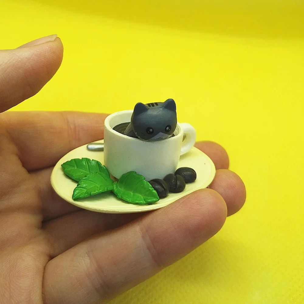 Жадная закуска 1 шт. Кофейная игрушка для кормления кошек Детская кукла