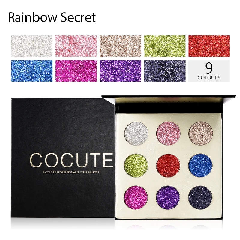 2020 палитра теней для век блестящая пудра водостойкие стойкие женские тени