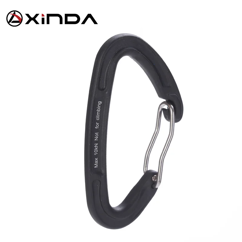 XINDA Professional 10KN Quickdraws зажим d-образной формы винтовой замок ворот маленький карабин алюминиевый сплав брелок наружное оборудование