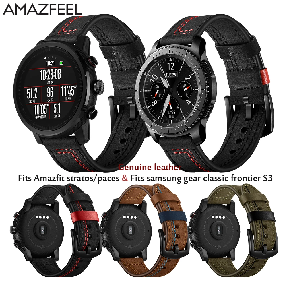 Ремешок для часов Xiao mi Amazfit Pace Карлос Корреа аксессуары Hua Stratos 2 Браслет samsung gear S3