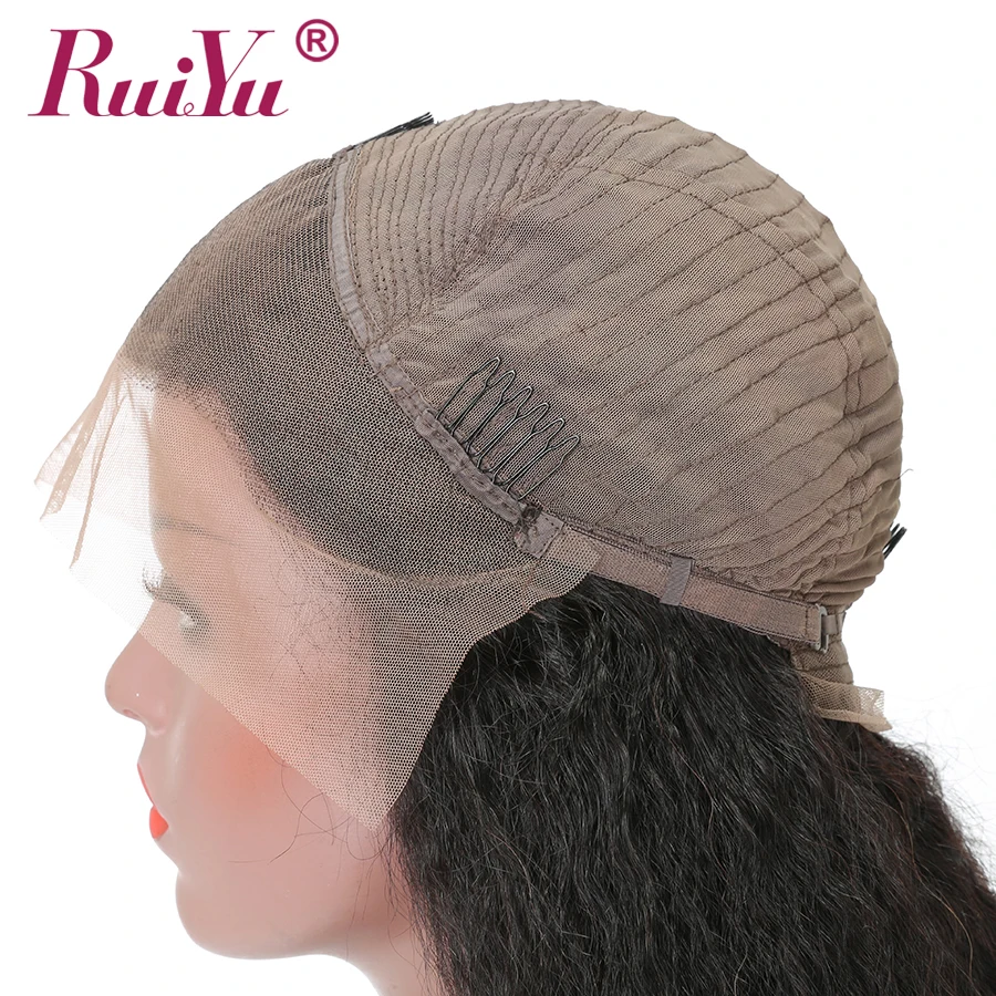 Кудрявый прямой парик фронта шнурка человеческих волос парики бразильские