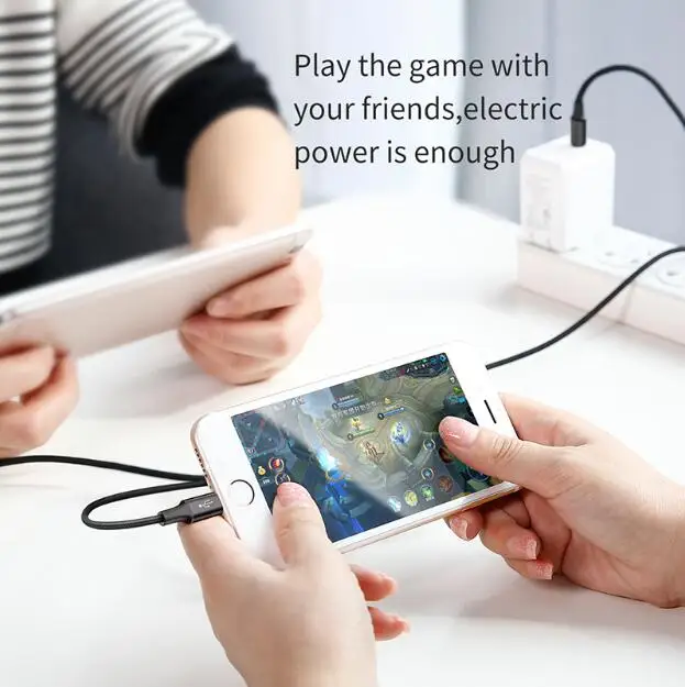 200cm All In One For Lightning 8Pin Micro USB Type C Data Cord Fast Charging 2M USB Cable For iPhone7 8 Xs Xiaomi Huawei Samsung