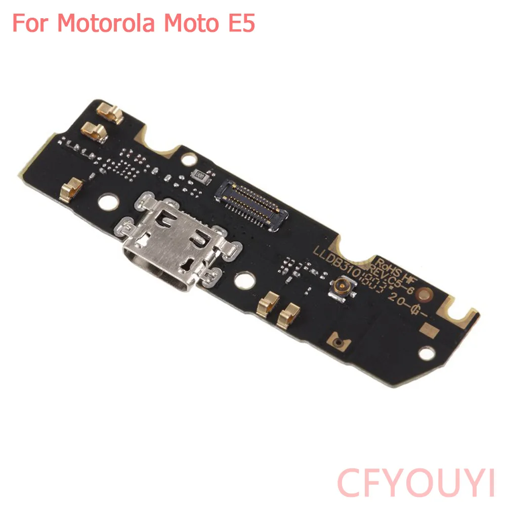 

10pcs/lot New Dock Connector Data Transfer Connect Board For Motorola Moto E5 Plus USB Charging Charger Port Flex Cable