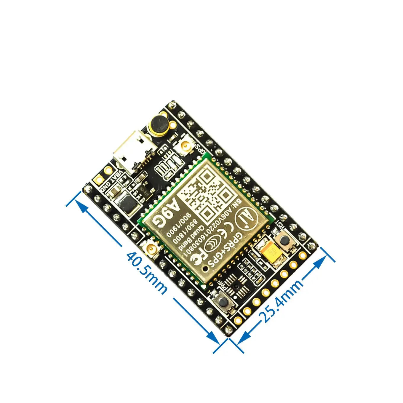 Макетная плата A9G GSM / GPRS + GPS BDS макетная SMS/Голос Беспроводная передача данных