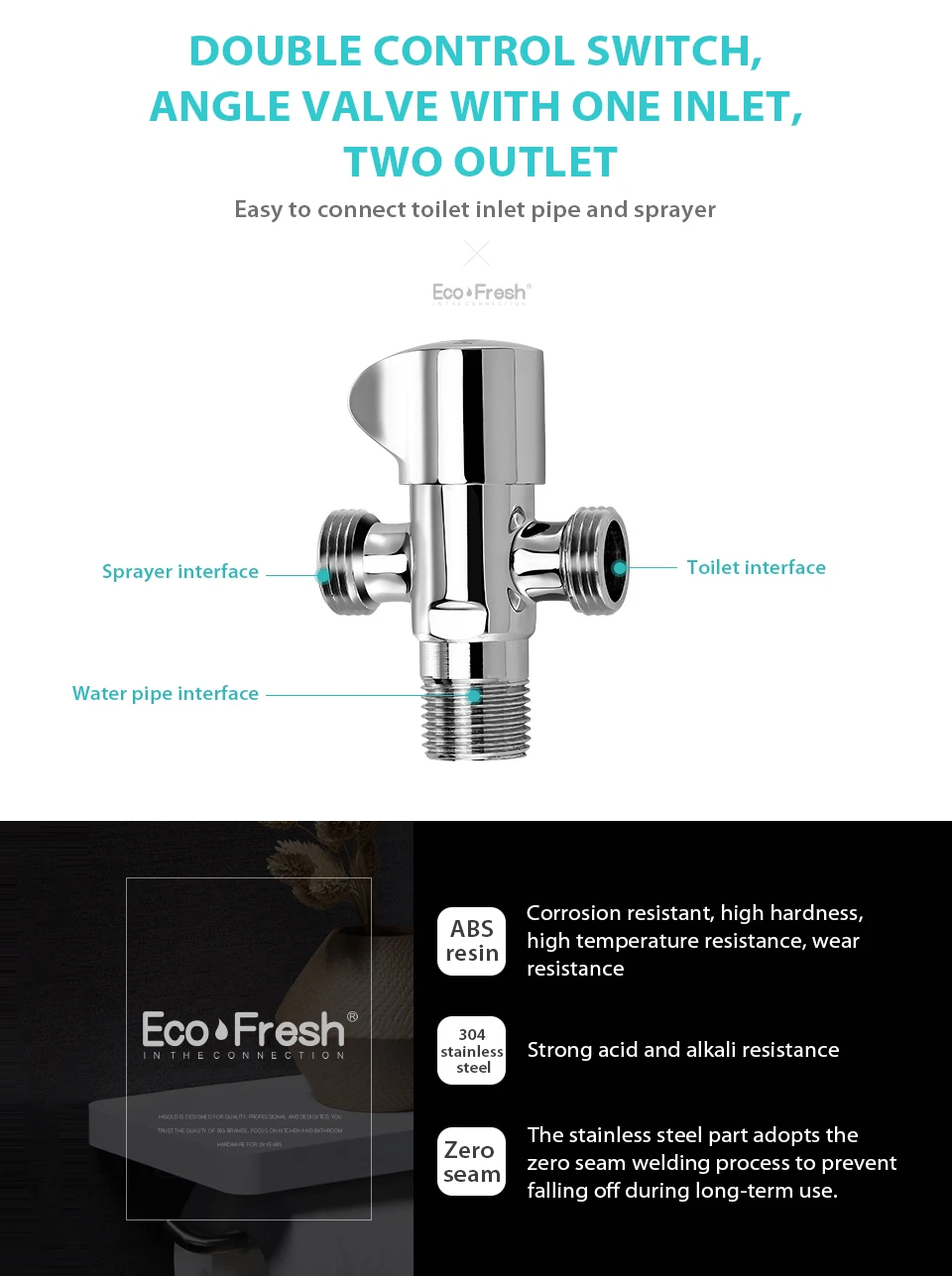 Ecofresh ручной Туалет Биде опрыскиватель набор биде кран для ванной ручной распылитель насадка для туалета бумажный держатель телефона