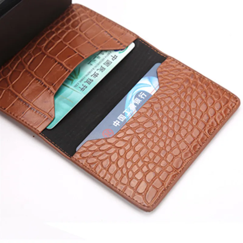 ZOVYVOL 2020 ID card RFID противокражная щетка кожаный дорожный кошелек для мужчин и женщин