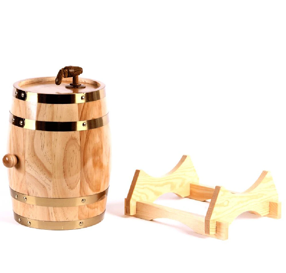 5L/10L/15L Дубовые бочки пивоваренные декоративные бочонок ведро Brewage Отель Ресторан