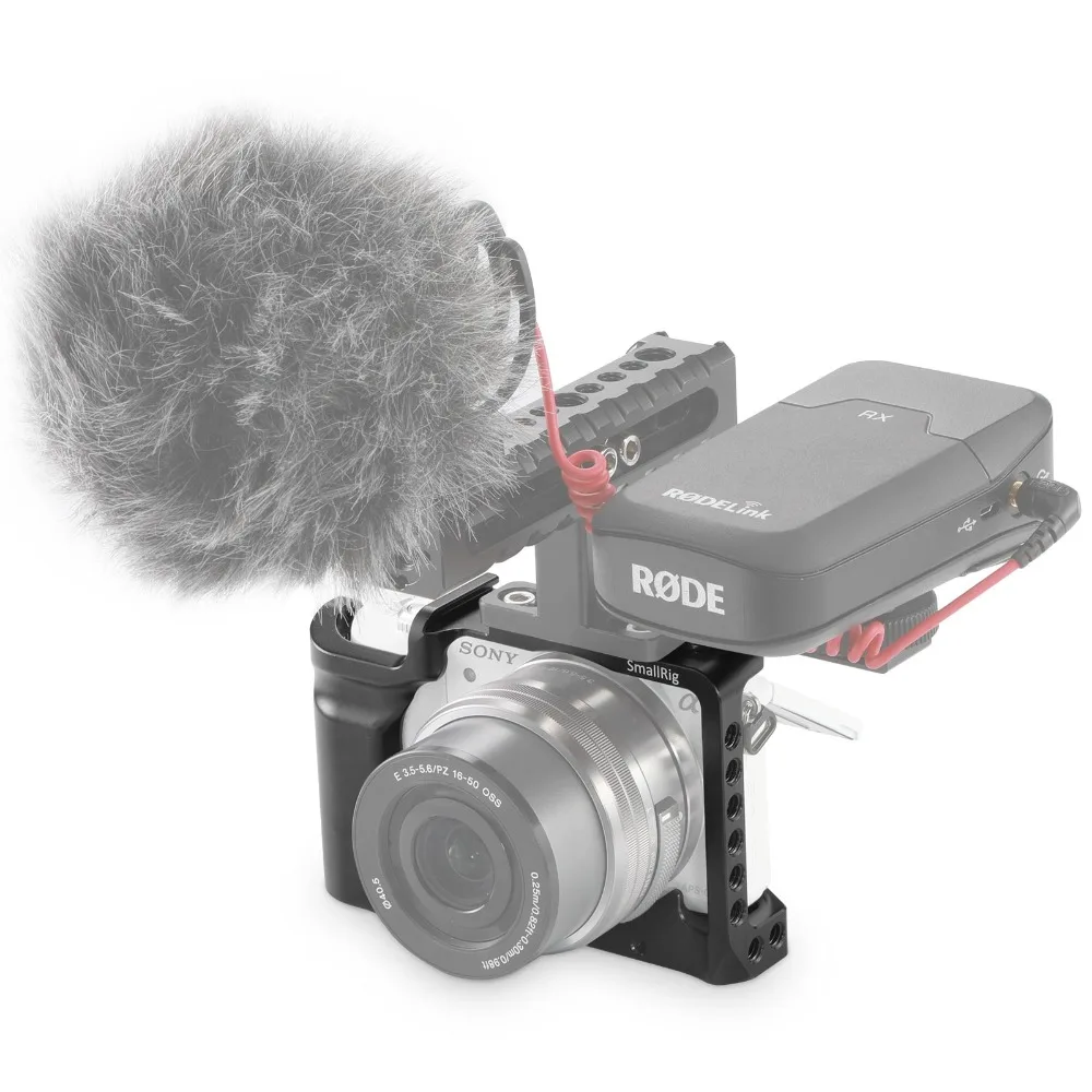 Клетка для камеры SmallRig SONY A5000 / A5100 с резьбовыми отверстиями крепления микрофона