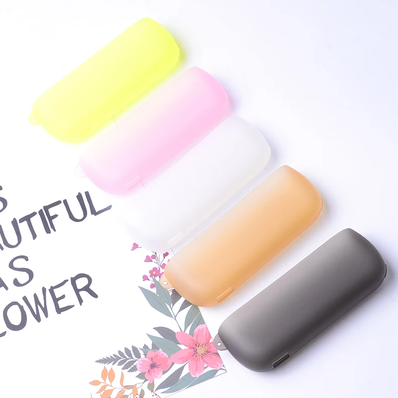 Высококачественный цветной прозрачный чехол IQOS из ТПУ с эффектом потертости для