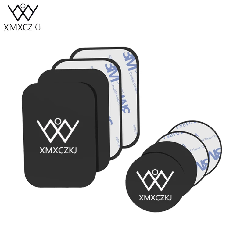 

XMXCZKJ Universal Iron Sheet Disk Sticker Mobile Phone Stand Magnetic Metal Plate For Car Phone Holder Disk Phone Holder Stand