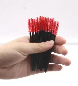 Шт. щеточки с тушью для ресниц шт. одноразовые аппликаторы завивки палочки 100