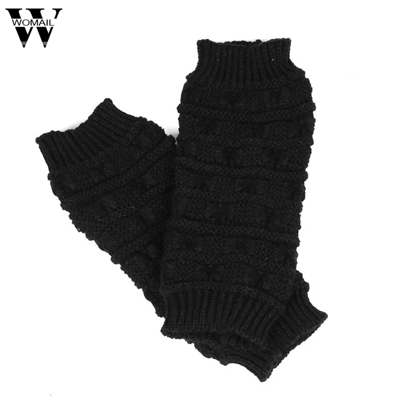 Womail Fashion Несколько цветов Трикотажные Arm Пальцев Зимние перчатки унисекс мягкие теплые варежки jan30/P fed30