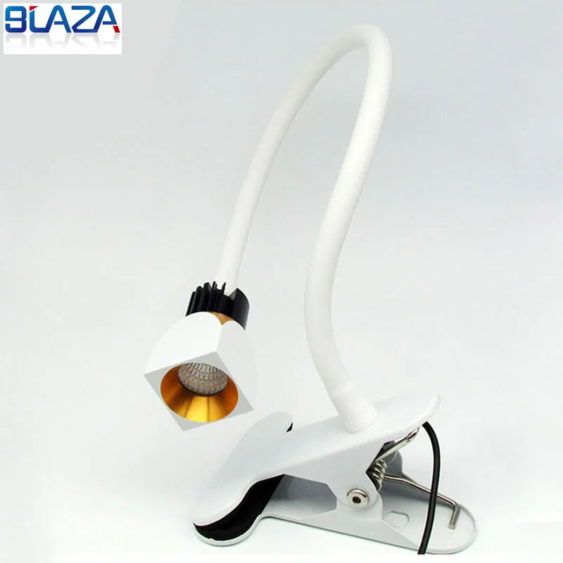 4 Mode Dimming Creative 40cm Clip USB Table Lamp On/Off Flexible LED Reading Square Desk Desktop Night Light | Освещение