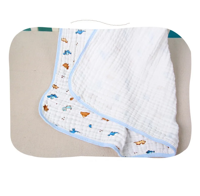 Хлопок 6 слойный муслиновый Bebe Пеленальный Одеяло для новорожденных банное полотенце Полотенца газ проект хлопок новорожденного Полотенца s ультра мягкий Полотенца 70*140 см