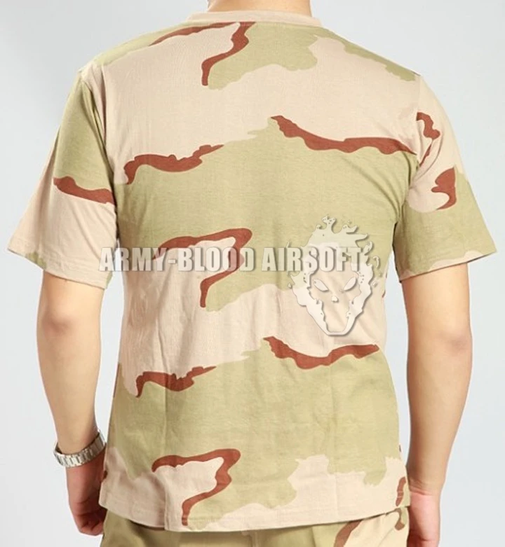 Универсальная камуфляжная тактическая футболка MC с коротким рукавом (MC ACU desert DW WD