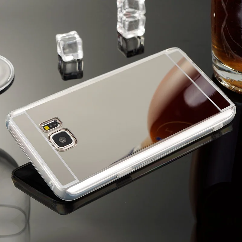 UPaitou Mirror TPU Case for Samsung Galaxy Note5 N920 N920A N920T Back Cover Silicone |