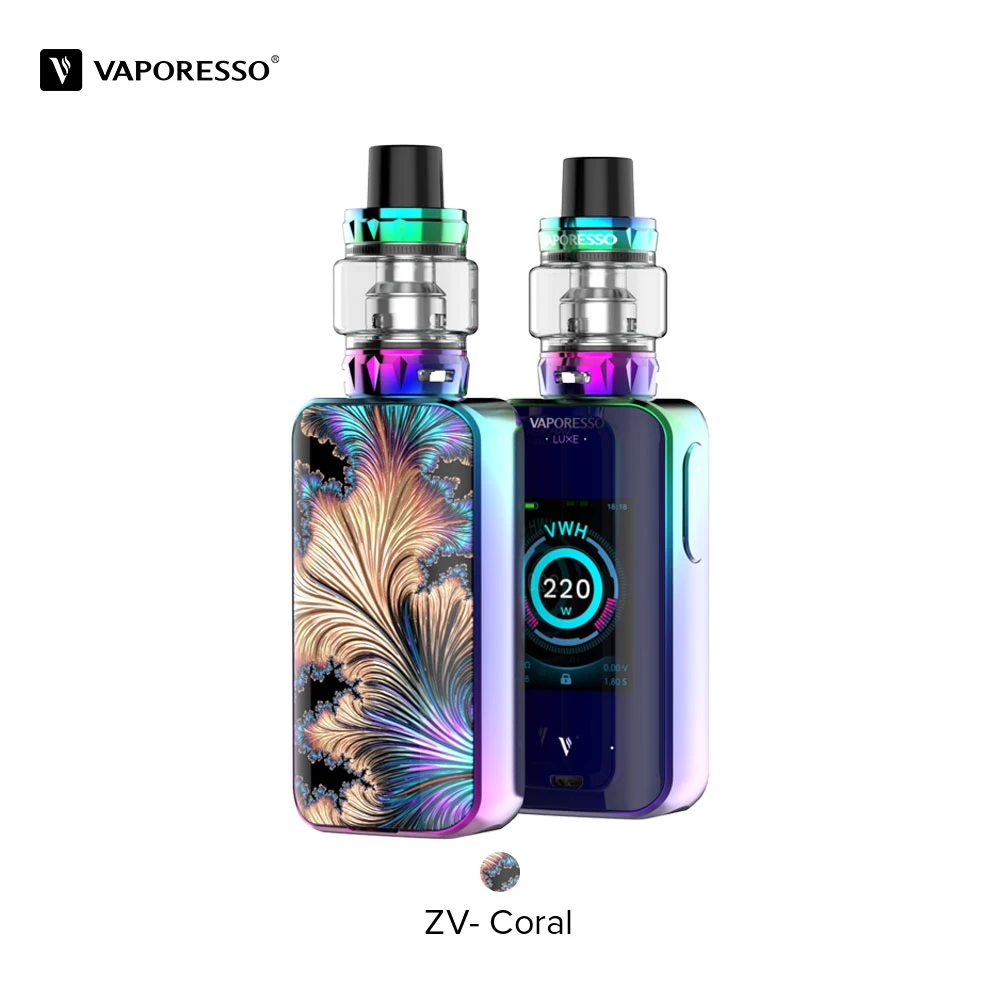 Оригинальный Vaporesso LUXE-S Vape Tank No18650 электронная сигарета с 220 Вт Box Mod 8 мл атомайзер VS