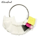 Пластиковый шпульки для ниток карта для нити для вышивки крестом держатель для хранения металлическая катушка кольца швейный инструмент