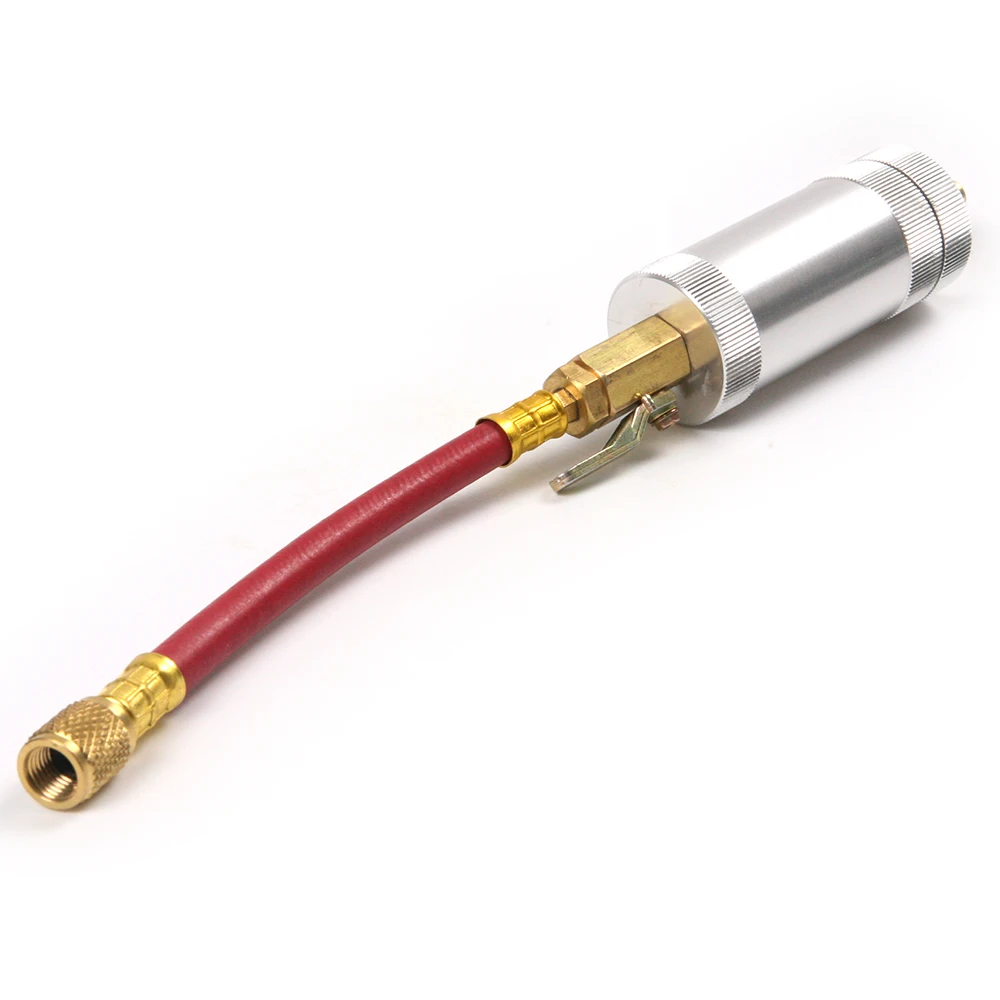 Durable R134A R12 R22 Car Air Conditioning Oil/Dye 2 Oz Injector Tool 1/4&quot Pure Liquid Refrigerant Oil Filling Tube Ship From RU |