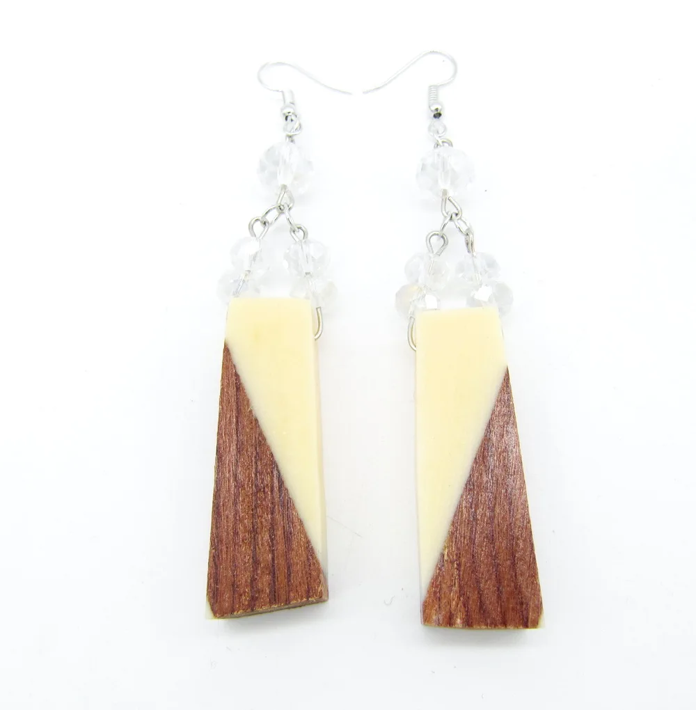 Серьги подвески с кристаллами и смолой новая коллекция 2018|dangle earrings|beaded dangle