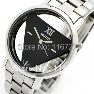 Новинка 2016 модные брендовые часы роскошные с треугольным ремешком женские