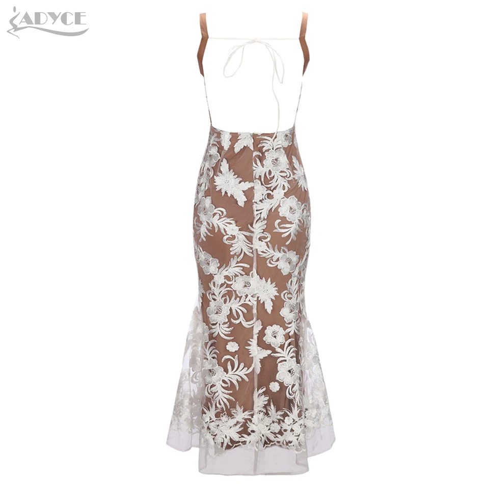 Adyce сексуальные женские летние бандажные платья Vestidos Verano 2019 Облегающее кружевное
