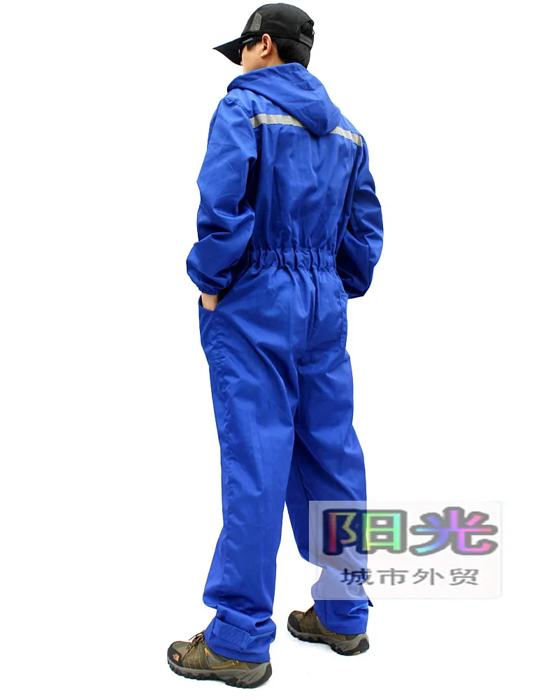 S-4XL, новинка, Мужская одежда, с капюшоном, цельный, рабочая одежда, комбинезон, износостойкий, рабочие, свободный, с длинным рукавом, комплект одежды для мужчин размера плюс