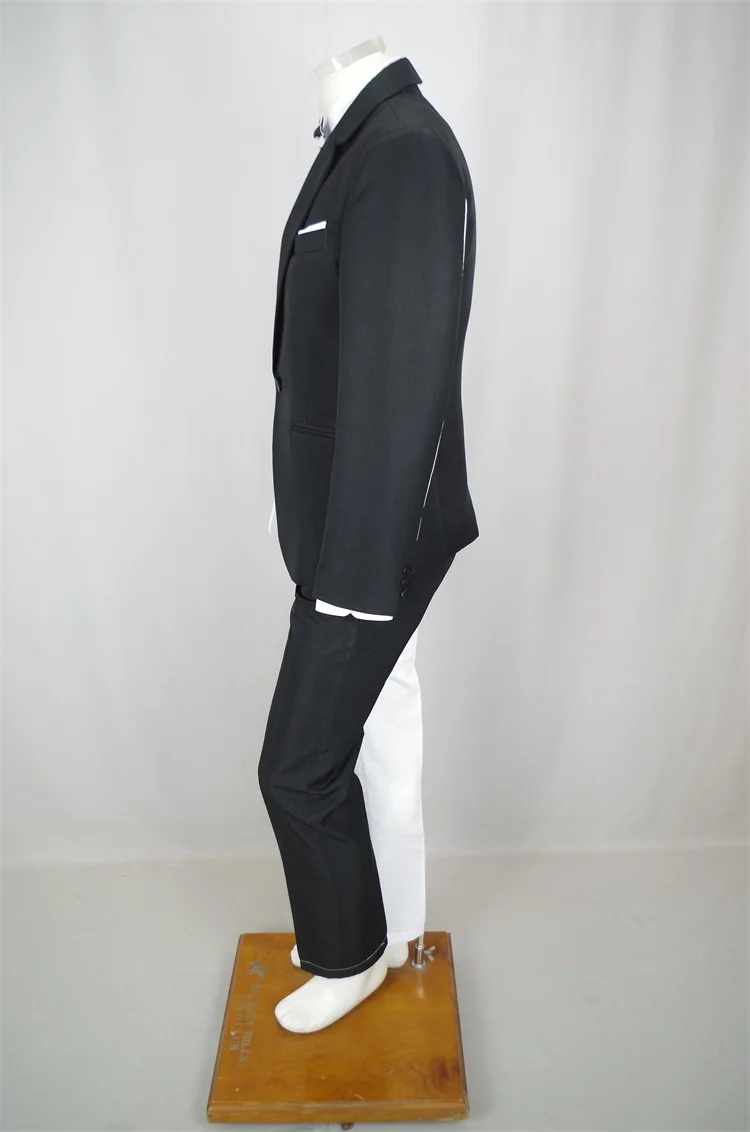 Мужской костюм для сцены черный или белый цвет модель 2019 года|Костюмы| |