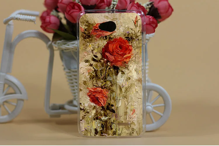 Модный Твердый чехол для LG L70 с изображением цветочных башен и Мэрилин Монро