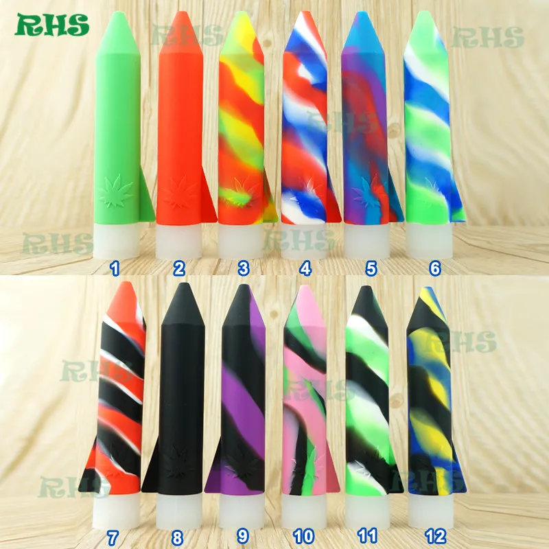 1 шт. 2018 новый китайский завод RHS ручная измельчители табака Силиконовая ручка для