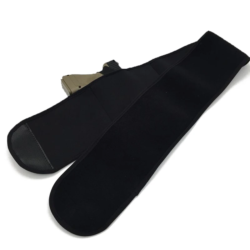 Tactical Belly Band Pistol Holster For Universal Gun Right / Left Hand High Elastic Nylon Carry Case Glock 17 Beretta | Спорт и