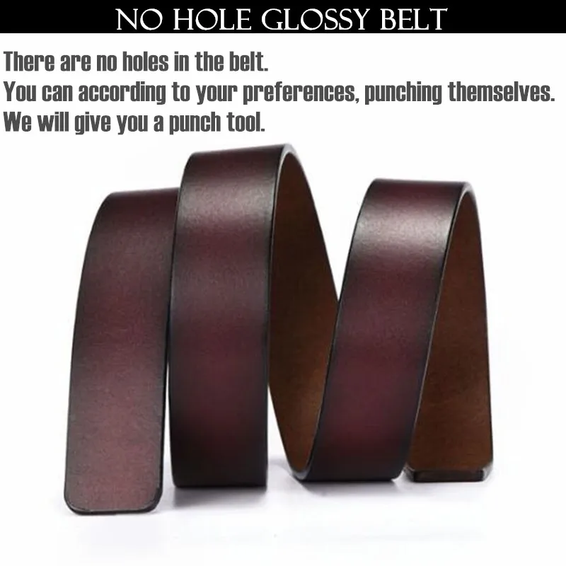 Цена Классический мужской ремень из натуральной кожи, 200 шт., 3,5 см, 100% двухслойный ремень из воловьей кожи с отверстиями, без пряжки, инструмент дл...
