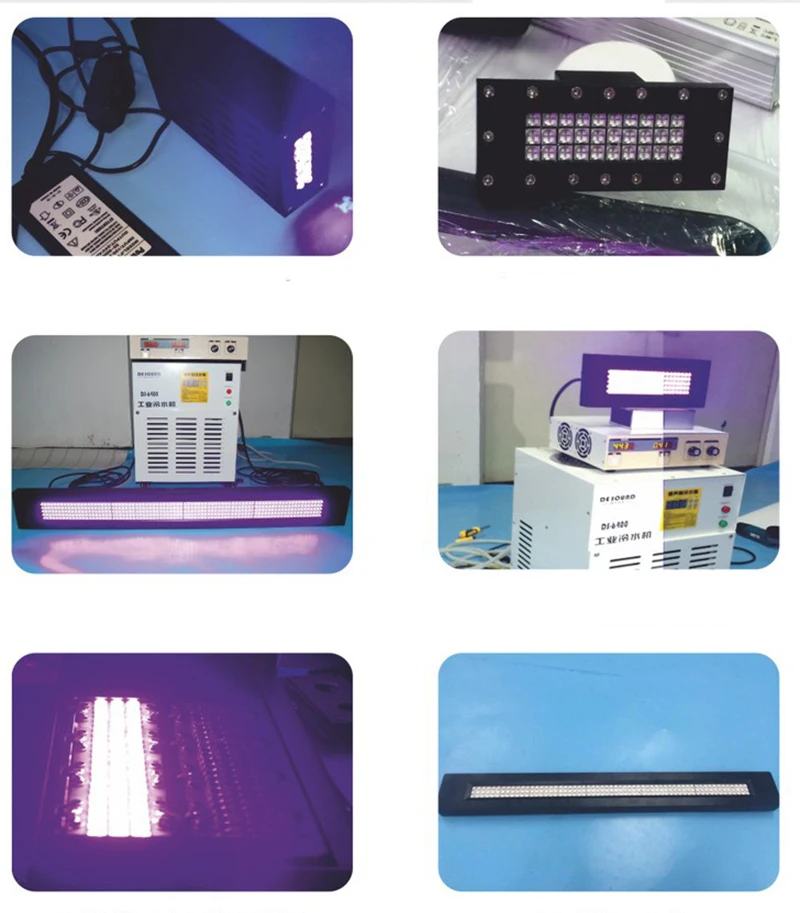 100 Вт 150 UV LED модуль 395nm для УФ излучения планшетный принтер отверждения клея свет