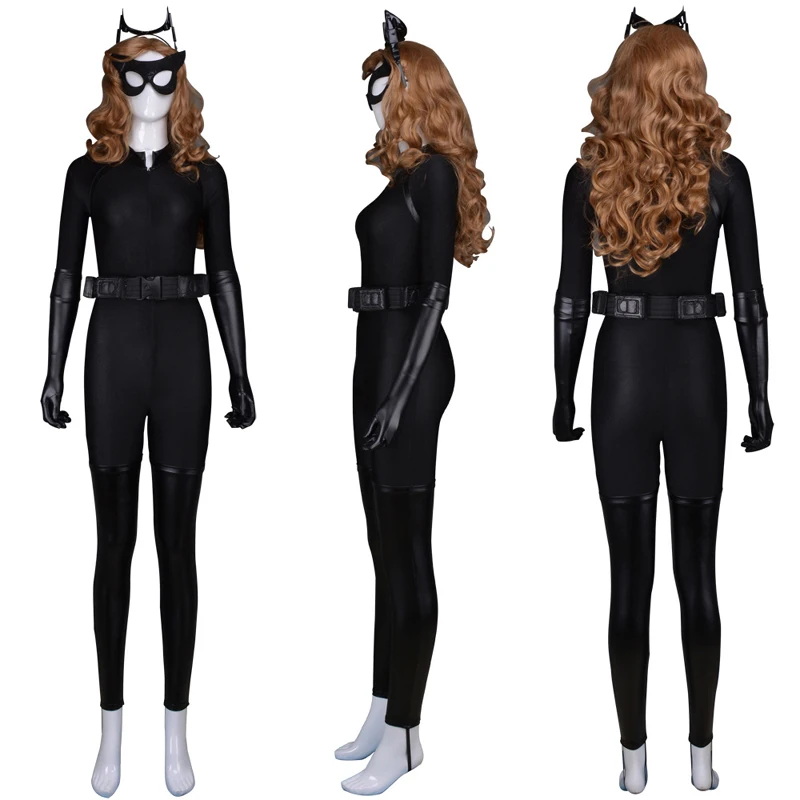 Взрослый/Детский высококачественный полный комплект Женская Черная крутая