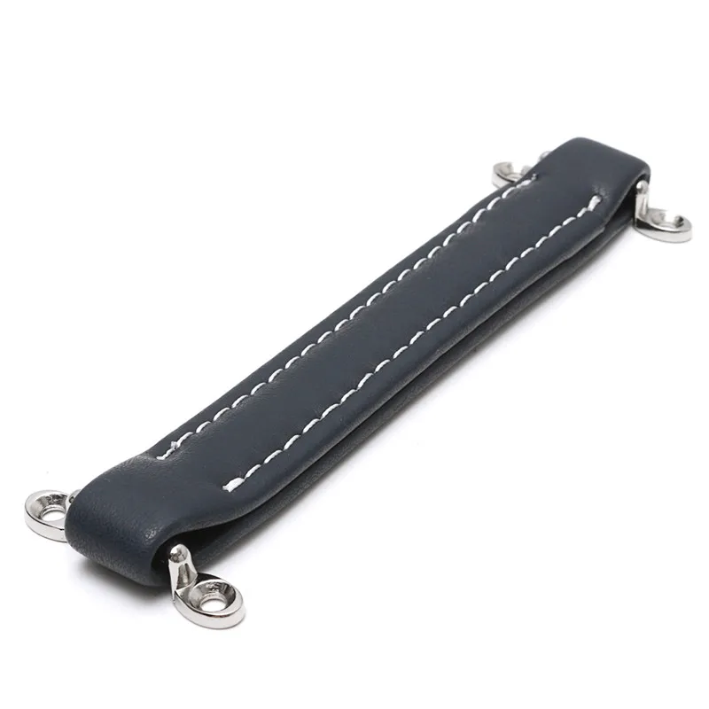 Dark Blue SENRHY Винтажный стиль гитарный усилитель кожаный ремешок с ручкой с фитингами для Fender Amp гитарные части и аксессуары Горячая Распродажа - Цвет: Dark Blue