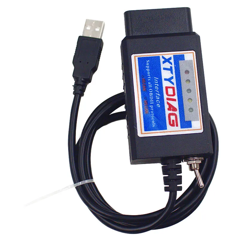 Сканер ELM327 Forscan MZ327 USB V1.5 OBD2 ELM 327 для моделей универсальный и EOBD считыватель кодов