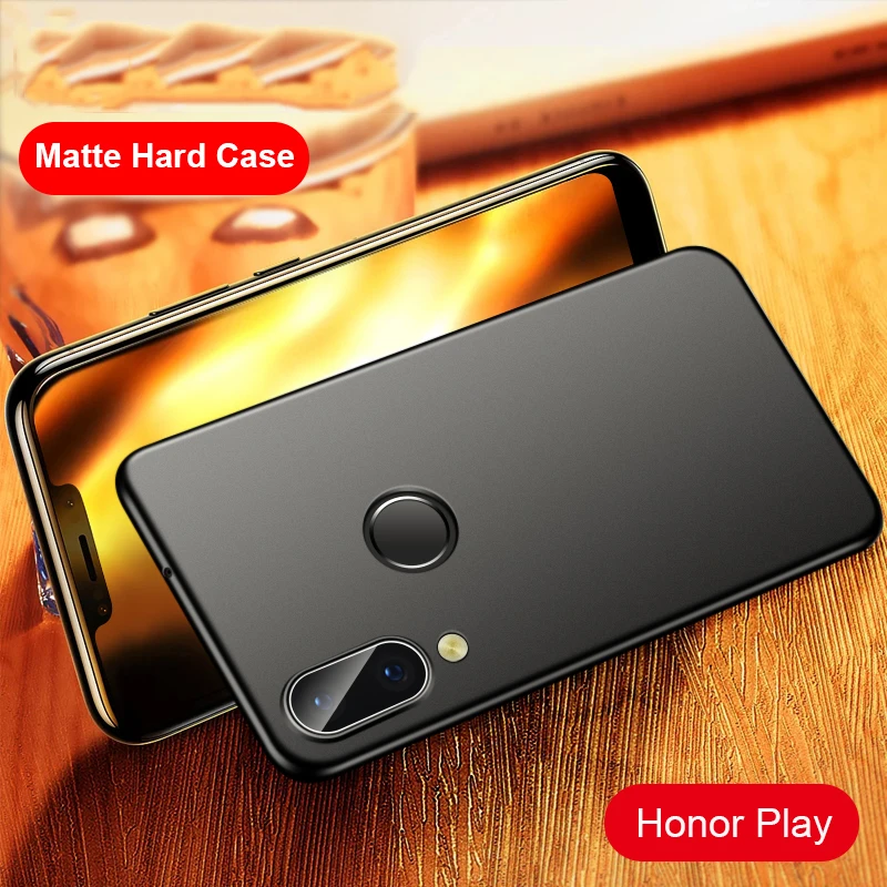 Чехол MAKAVO для Huawei Honor Play тонкий матовый жесткий чехол из поликарбоната чехлы