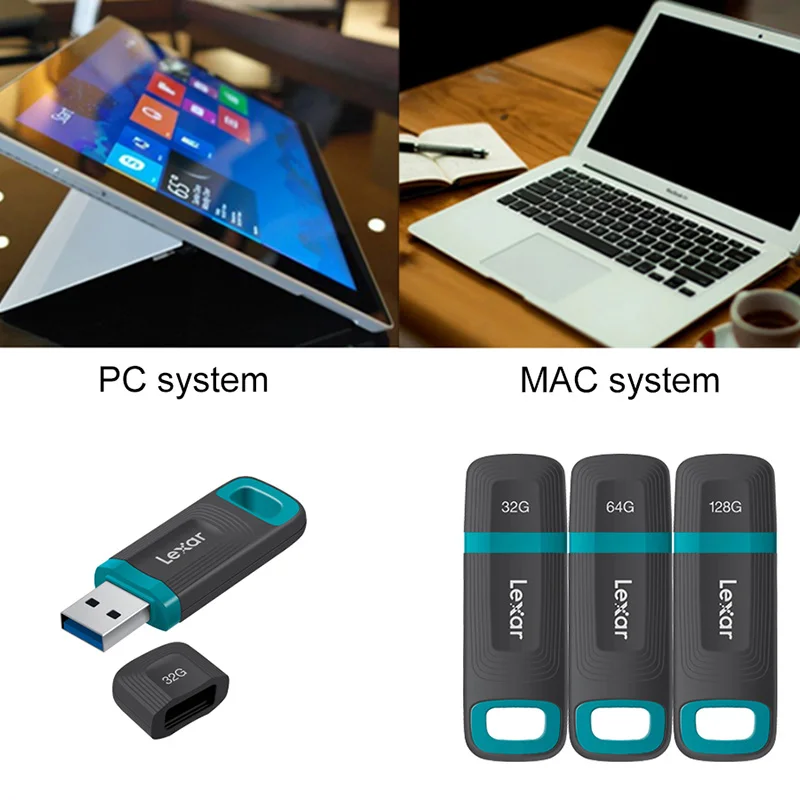 Original Lexar USB3.1 U disk 32G 64G 128G Tough waterproof encryption industrial USB flash drive high speed Pen | Компьютеры и офис