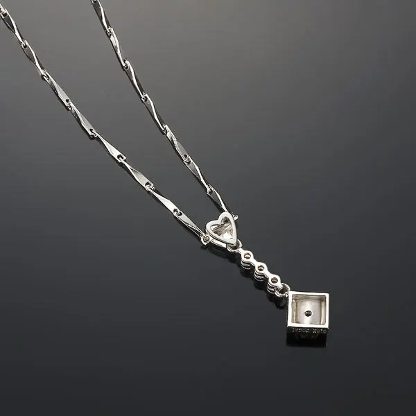 Подарок на день Святого Валентина ожерелье с натуральным бриллиантом GVBORI кулон