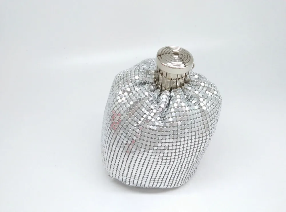 Boutique De FGG мини модный алюминиевый дневной клатч для женщин, Повседневный Кошелек для монет, сумка для денег, вечерняя сумочка-клатч