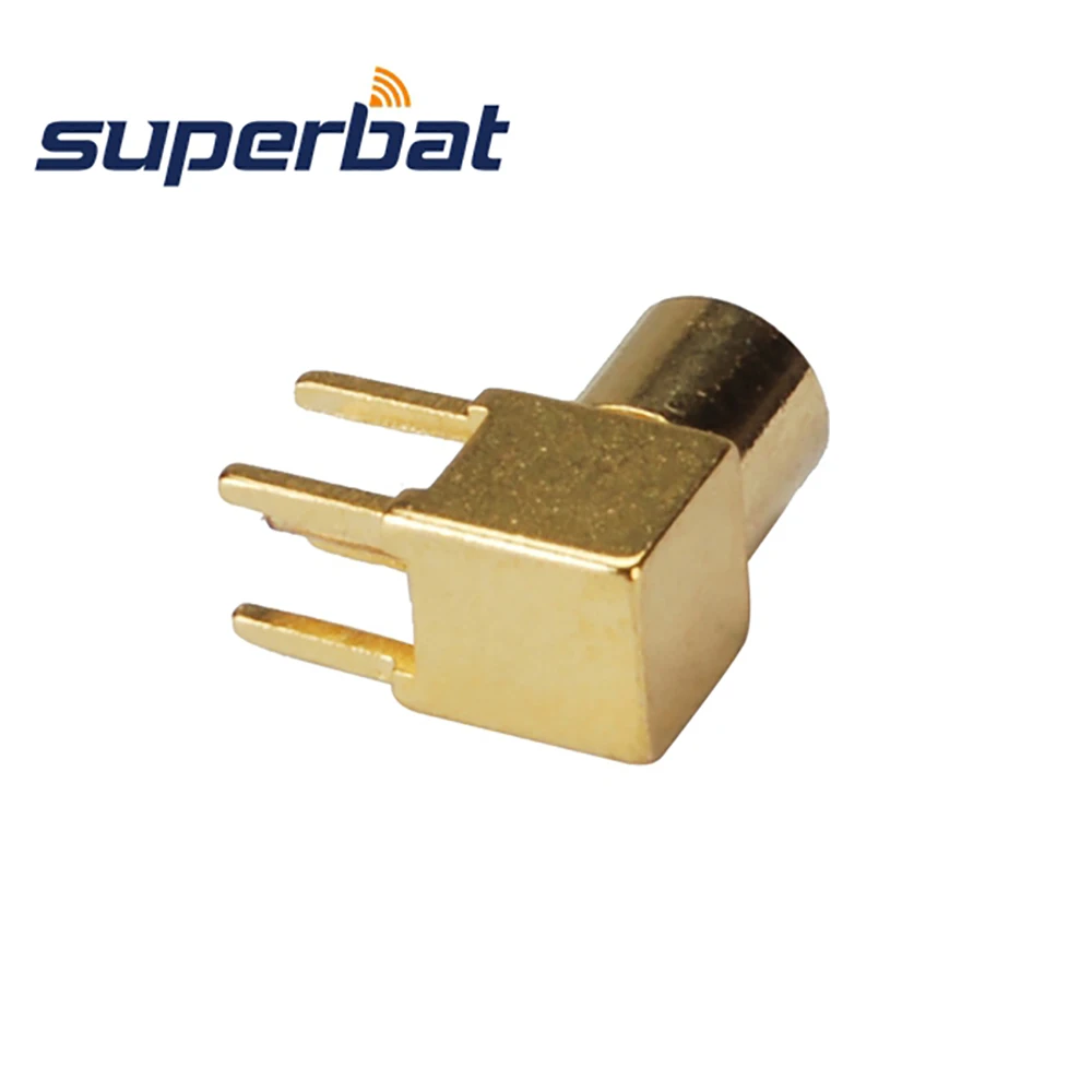 Superbat 10 шт. MMCX сквозное отверстие Джек прямоугольный монтаж печатной платы с