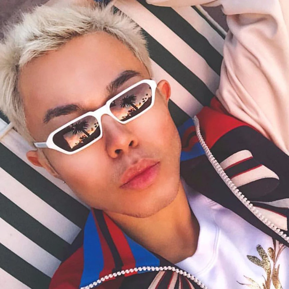 Новинка 2018 модные квадратные очки солнцезащитные для женщин и мужчин роскошные