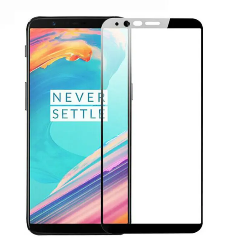 Закаленное стекло с полным покрытием экрана для Oneplus 6 полная защита закаленное